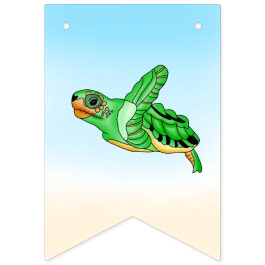 Het is een jongen | Onder het Baby shower Zee pers Vlaggetjes (Eerste vlag)