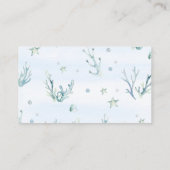 Het is een jongen onder het Zee Diaper Raffle Tick Informatiekaartje (Achterkant)