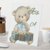 Het is een Jongen Pedestal-teken Reclamebord Met Voetstuk (Insitu)