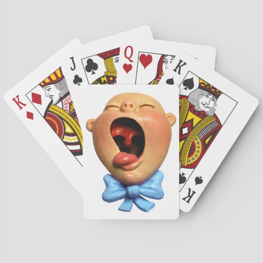 Het is een jongen! pokerkaarten (Achterkant)