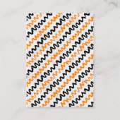 "Het is een jongen" pompoen Halloween Baby shower Informatiekaartje (Achterkant)