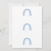 Het is een jongen regenboog uitnodiging (Achterkant)