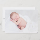 Het is een jongen! Roos goud/BLUE Aankondiging (Achterkant)