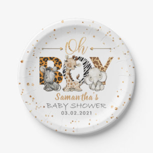 Het is een jongen! Safari Baby shower Bord