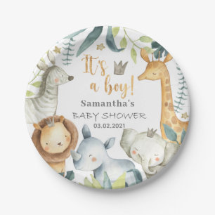 Het is een jongen! Safari Baby shower Bord