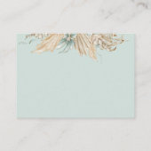 Het is een jongen Safari Theme Lion Baby shower bo Informatiekaartje (Achterkant)