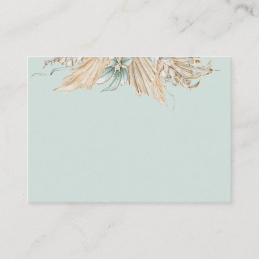 Het is een jongen Safari Theme Lion Baby shower bo Informatiekaartje (Achterkant)