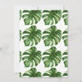 Het is een jongen Safari Wild Animal Tropisch Baby Kaart (Achterkant)