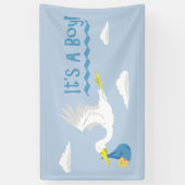 Het is een jongen! spandoek (Verticaal)