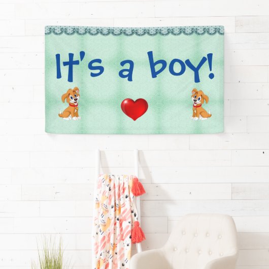 Het is een jongen! spandoek (Insitu)