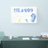 Het is een jongen spandoek (Beurs)