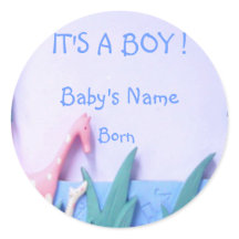 HET IS EEN JONGEN STICKER