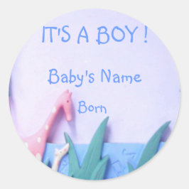 HET IS EEN JONGEN STICKER