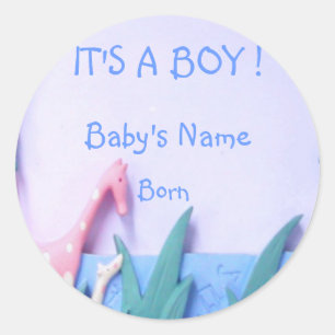 HET IS EEN JONGEN STICKER