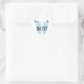 Het Is Een Jongen Sticker (Tas)