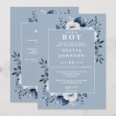 Het is een jongen stoffige blauwe bloem alles in é kaart (Voorkant / Achterkant)