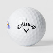 Het is een jongen Stork Golf Balls Golfballen (Logo)