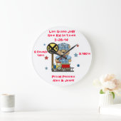 Het is een Jongen Teddy-beer Train Grote Klok (Huis)