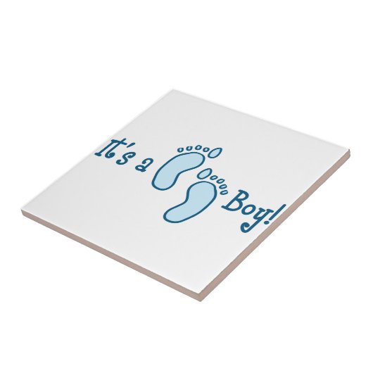 Het is een jongen tegeltje (Zijkant)