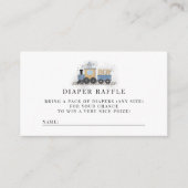 Het is een jongen | Treinluier Raffle Kaart (Voorkant)