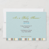 Het is een jongen! Uitnodiging (Achterkant)