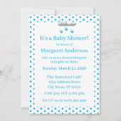 Het is een jongen! Uitnodiging voor baby shower (Voorkant)