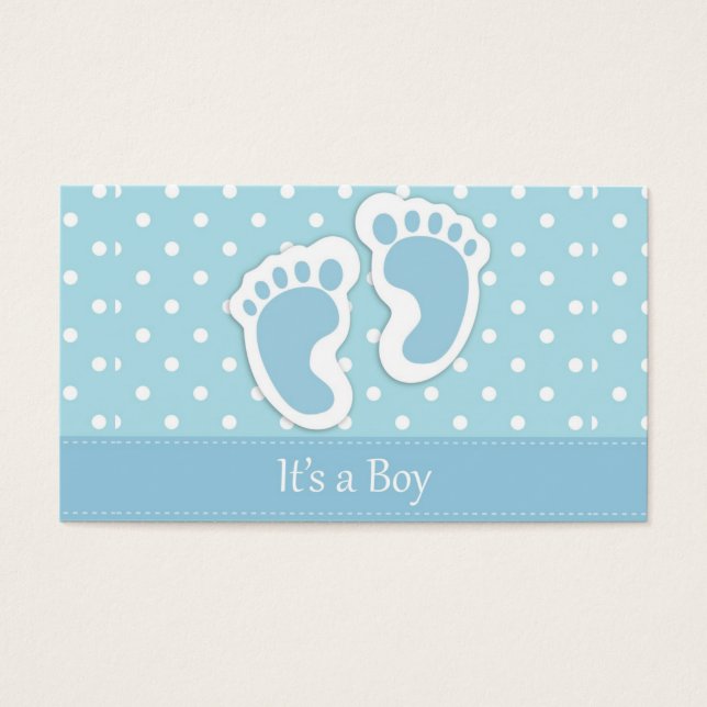 Het is een jongen visitekaartje (Voorkant)