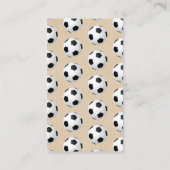 Het is een jongen! Voetbal Gecoed Baby shower Luie Informatiekaartje (Achterkant)