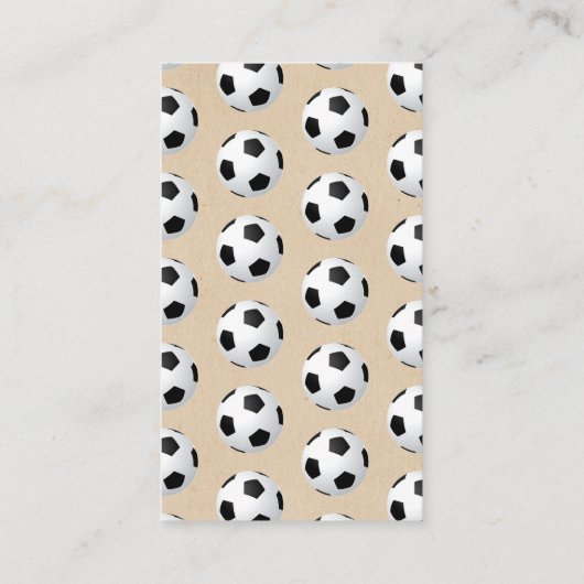 Het is een jongen! Voetbal Gecoed Baby shower Luie Informatiekaartje (Achterkant)