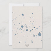 Het is een jongen waterverf boog, minimalistische  kaart (Achterkant)