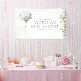 Het is een jongen | Welkomstbanner voor babyfeestj Spandoek