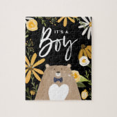 Het is een jongen - zoete honingbijen en Beer wild Legpuzzel (Verticaal)