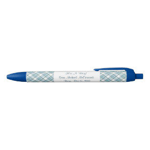 Het is een jongen zwarte inkt pen