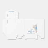 Het is een jongens babyshower pompoen bedankdoosjes (Uitgevouwen)