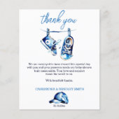 Het is een jongensblauwe baby schoenen een pet bed (Voorkant)