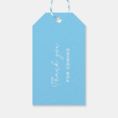 Het is een jongetje, Cars baby shower Cadeaulabel (Achterkant)