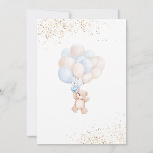 Het is een jongetje dat we nauwelijks kunnen wacht kaart (Achterkant)