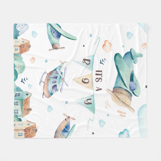 Het is een jongetjes deken (Voorkant (Horizontaal))