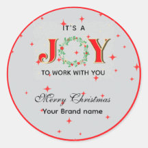 Het is een Joy Christmas Corporate Gift Bulk