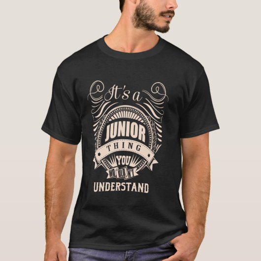 Het is een JUNIOR ding Cadeaus T-shirt (Voorkant)