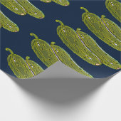 Het is een kaarsenpatroon! cadeaupapier (Hoek)