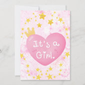 Het is een Kaart van de Bekendmaking van een Meisj (Voorkant)