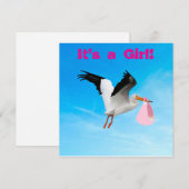 Het is een Kaart van de Geboorteaankondiging van M (Voorkant / Achterkant)