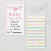 Het is een Kaart voor een meisjesbehuizing (Voorkant / Achterkant)