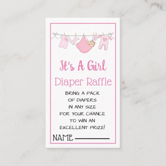 Het is een Kaart voor een meisjesbehuizing (Voorkant)