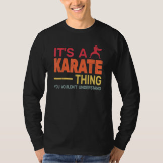 Het is een karate Thing retro karate Training voor T-shirt