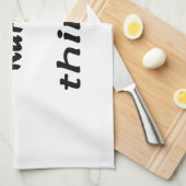 Het is een karma ding! theedoek (Quarter Fold)