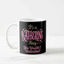 Het is een Katherine-ding Roze Goud Vrouwen Cadeau