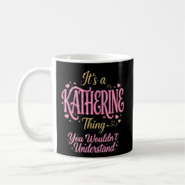 Het is een Katherine-ding Roze Goud Vrouwen Cadeau Koffiemok