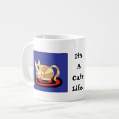 Het is een kattenleven koffiemok (Voorkant links)